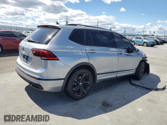 2024 Volkswagen Tiguan SE R-Line Black with VIN 3VVCB7AX1RM027893, listed as a Copart auction lot 51351375 with 25,296 mi miles and Salvage title. Bid and sale history available at DreamBid. Image 3.