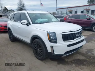 2022 Kia Telluride EX z VIN 5XYP34HC7NG243527, wystawiony jako IAAI lot #41456750 z przebiegiem 53 954 mil mil oraz . Historia ofert i sprzedaży dostępna na DreamBid. Obrazek 1.