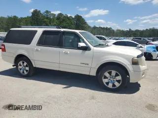 2008 Ford Expedition Max Limited with VIN 1FMFK19578LA70755, listed as a Copart auction lot 54750095 with 169,916 mi miles and Clean title. Bid and sale history available at DreamBid. Image 4.