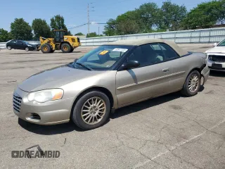 2004 Chrysler Sebring LX with VIN 1C3EL45R94N103264, listed as a Copart auction lot 63847335 with 130,796 mi miles and Salvage title. Bid and sale history available at DreamBid. Image 1.