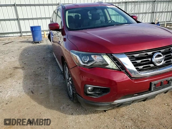 2017 Nissan Pathfinder SV z VIN 5N1DR2MN1HC695846, wystawiony jako Copart lot #45953705 z przebiegiem 135 587 mil mil oraz Szkody całkowita. Historia ofert i sprzedaży dostępna na DreamBid. Obrazek 11.