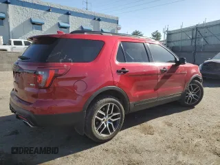 2017 Ford Explorer Sport with VIN 1FM5K8GT8HGD43510, listed as a Copart auction lot 51639995 with 751,058 mi miles and Salvage Title. Bid and sale history available at carsss.com. Image 3.