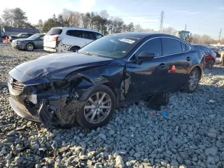 2015 Mazda 6 i Sport with VIN JM1GJ1U55F1189271, listed as a Copart auction lot 85999474 with 191,980 mi miles and Salvage Title. Bid and sale history available at carsss.com. Image 1.