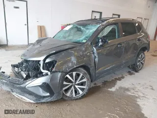 2022 Volkswagen Taos SE with VIN 3VVLX7B26NM083309, listed as a IAAI auction lot 41737701 with 1 mi miles. Bid and sale history available at carsss.com. Image 2.