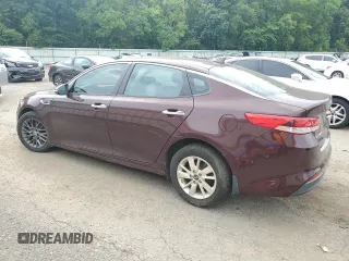 2016 Kia Optima LX z VIN 5XXGT4L36GG116153, wystawiony jako Copart lot #60501785 z przebiegiem 194 084 mil mil oraz Czysty tytuł • Clean title. Historia ofert i sprzedaży dostępna na DreamBid. Obrazek 2.