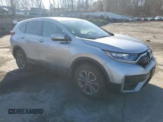 2020 Honda CR-V EX with VIN 2HKRW2H50LH618010, listed as a Copart auction lot 50263355 with 46,531 mi miles and Salvage Title. Bid and sale history available at DreamBid. Image 4.