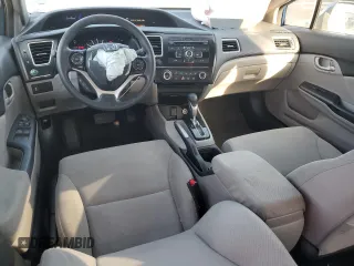 2013 Honda Civic LX with VIN 19XFB2F59DE040948, listed as a Copart auction lot 52845595 with 75,685 mi miles and Non Repairable. Bid and sale history available at DreamBid. Image 8.