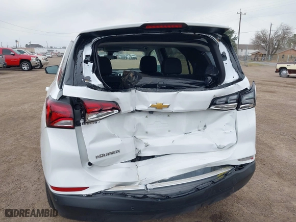 2024 Chevrolet Equinox LS with VIN 3GNAXHEG7RL368557, listed as a IAAI auction lot 41480818 with 12,768 mi miles. Bid and sale history available at carsss.com. Image 6.