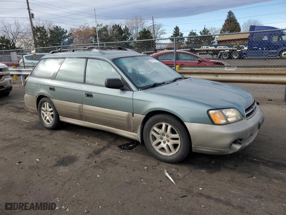 2001 Subaru Legacy Wagon Outback w/RB Equip with VIN 4S3BH665817613869, listed as a Copart auction lot 85157244 with 192,848 mi miles and Clean Title. Bid and sale history available at carsss.com. Image 4.