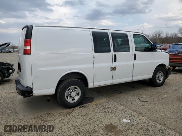 2017 Chevrolet Express Cargo with VIN 1GCWGAFF2H1244875, listed as a Copart auction lot 48130055 with 199,407 mi miles and Non repairable. Bid and sale history available at DreamBid. Image 3.