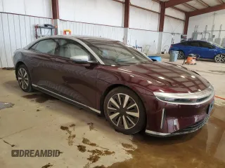 2022 Lucid Air Grand Touring z VIN 50EA1GBA5NA003618, wystawiony jako Copart lot #45682325 z przebiegiem Nie podano mil oraz Szkody całkowita. Historia ofert i sprzedaży dostępna na DreamBid. Obrazek 4.
