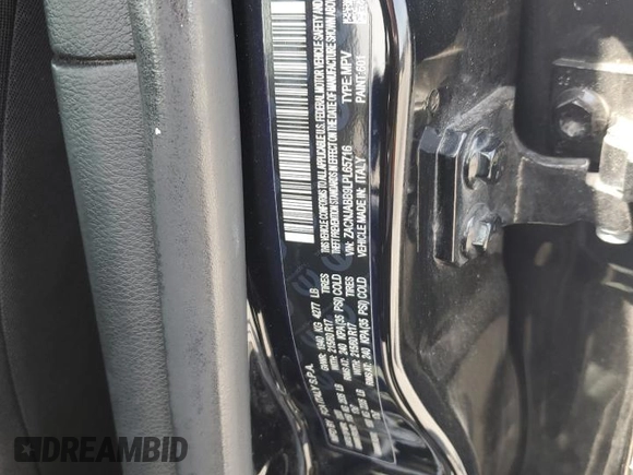 2020 Jeep Renegade Latitude with VIN ZACNJABB9LPL65716, listed as a Copart auction lot 53452695 with 66,390 mi miles and Salvage Title. Bid and sale history available at carsss.com. Image 14.