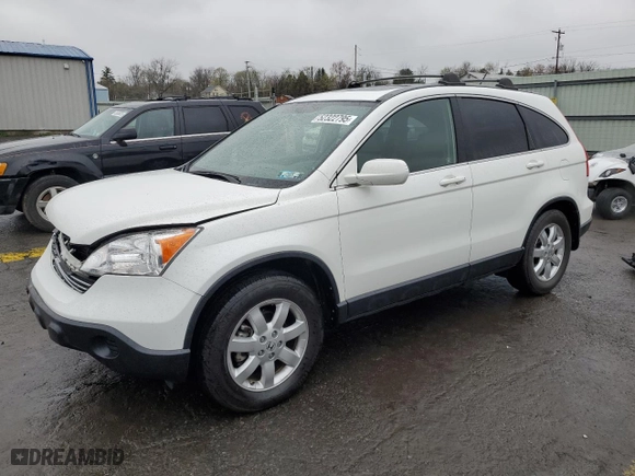 2007 Honda CR-V EX-L with VIN JHLRE48707C035408, listed as a Copart auction lot 52322795 with 84,291 mi miles and Salvage Title. Bid and sale history available at carsss.com. Image 1.