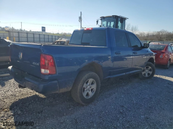 2009 Dodge Ram 1500 Laramie with VIN 1D3HV13T89S781830, listed as a Copart auction lot 87751325 with 271,261 mi miles and Salvage Title. Bid and sale history available at carsss.com. Image 3.