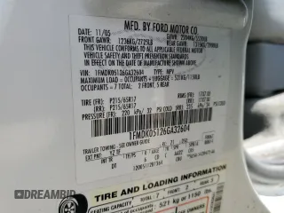 2006 Ford Freestyle SEL with VIN 1FMDK05126GA32604, listed as a Copart auction lot 63868405 with 220,530 mi miles and Salvage title. Bid and sale history available at DreamBid. Image 13.