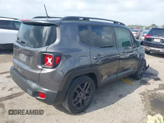2021 Jeep Renegade Latitude with VIN ZACNJCBB0MPM51753, listed as a IAAI auction lot 42168640 with 42,741 mi miles and . Bid and sale history available at DreamBid. Image 4.