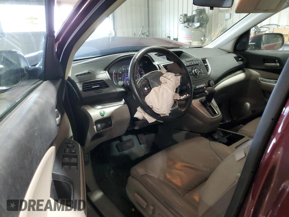 2014 Honda CR-V EX-L with VIN 5J6RM4H78EL027077, listed as a Copart auction lot 52240475 with 67,588 mi miles and Salvage Title. Bid and sale history available at carsss.com. Image 8.