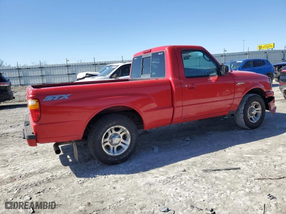 2005 Ford Ranger XL with VIN 1FTYR10U25PA95483, listed as a Copart auction lot 46642525 with 89,755 mi miles and Salvage Title. Bid and sale history available at carsss.com. Image 3.