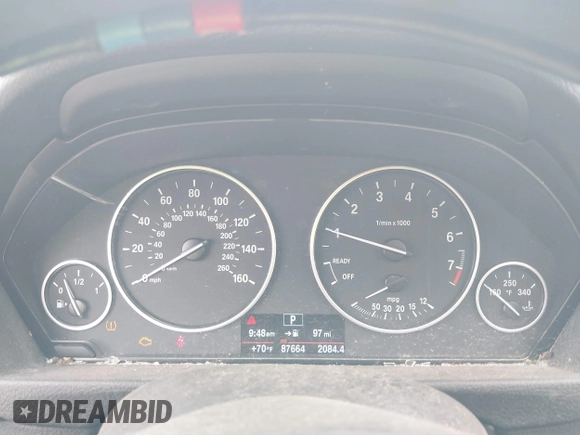 2015 BMW 3 Series 328i xDrive with VIN WBA3B3C54FF547033, listed as a IAAI auction lot 41184204 with 87,664 mi miles and . Bid and sale history available at DreamBid. Image 7.