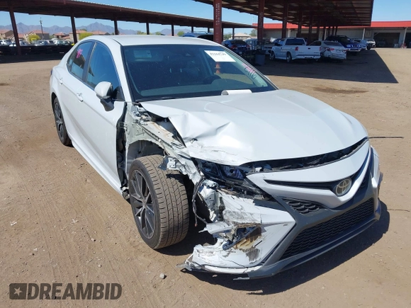 2023 Toyota Camry SE with VIN 4T1G11AK5PU126970, listed as a IAAI auction lot 42164749 with 51,623 mi miles. Bid and sale history available at carsss.com. Image 6.