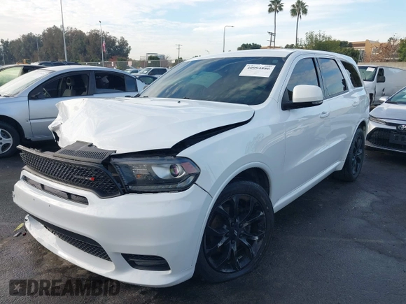 2020 Dodge Durango GT with VIN 1C4RDHDG8LC259467, listed as a IAAI auction lot 40994886 with 82,509 mi miles and . Bid and sale history available at DreamBid. Image 2.