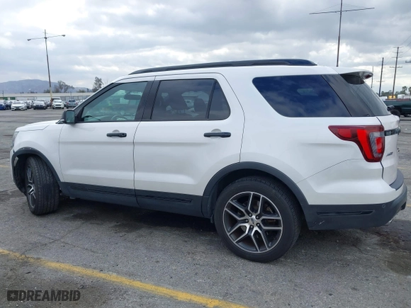 2019 Ford Explorer Sport with VIN 1FM5K8GT8KGA73895, listed as a IAAI auction lot 41546113 with 110,855 mi miles. Bid and sale history available at carsss.com. Image 14.