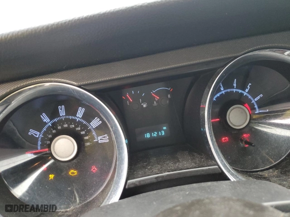 2010 Ford Mustang V6 with VIN 1ZVBP8EN0A5172229, listed as a Copart auction lot 43200815 with 181213 miles and Clean Title. Bid and sale history available at carsss.com. Image 9.
