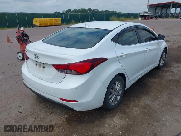 2015 Hyundai Elantra SE with VIN 5NPDH4AE1FH592015, listed as a IAAI auction lot 42769416 with 153,526 mi miles and . Bid and sale history available at DreamBid. Image 4.