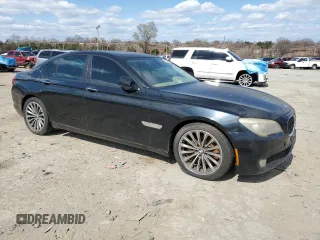 2009 BMW 7 Series 750i with VIN WBAKA83559CY33507, listed as a Copart auction lot 50502475 with 0 mi miles and Clean Title. Bid and sale history available at carsss.com. Image 4.
