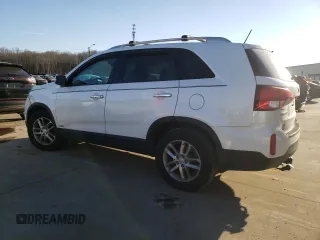2015 Kia Sorento LX with VIN 5XYKTDA74FG552039, listed as a Copart auction lot 46590605 with 75,480 mi miles and Non Repairable. Bid and sale history available at carsss.com. Image 2.