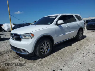 2018 Dodge Durango SXT with VIN 1C4RDHAG4JC100852, listed as a Copart auction lot 61000185 with 89,761 mi miles and Clean title. Bid and sale history available at DreamBid. Image 1.