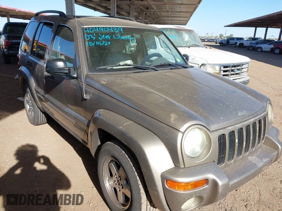2003 Jeep Liberty Limited with VIN 1J4GL58K53W723573, listed as a IAAI auction lot 40490439 with Not Provided miles and . Bid and sale history available at carsss.com. Image 1.