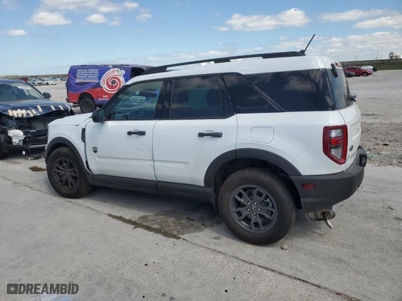 2023 Ford Bronco Sport Big Bend with VIN 3FMCR9B63PRE37893, listed as a Copart auction lot 53057445 with 3,698 mi miles and Salvage Title. Bid and sale history available at carsss.com. Image 2.