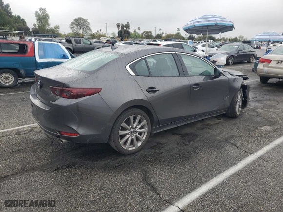 2020 Mazda Mazda3 Sedan Preferred Package with VIN 3MZBPADLXLM129070, listed as a Copart auction lot 49691295 with 0 mi miles and Salvage Title. Bid and sale history available at carsss.com. Image 3.