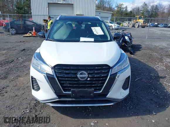 2023 Nissan Kicks SV with VIN 3N1CP5CVXPL549587, listed as a IAAI auction lot 41875114 with 17,354 mi miles. Bid and sale history available at carsss.com. Image 12.