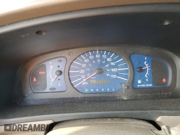 2003 Toyota Sienna CE with VIN 4T3ZF19C63U541028, listed as a Copart auction lot 42998095 with 203,358 mi miles and Salvage Title. Bid and sale history available at carsss.com. Image 9.
