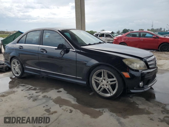 2010 Mercedes-Benz C 300 Sport with VIN WDDGF5EBXAF414136, listed as a Copart auction lot 50568495 with 157,542 mi miles and Salvage Title. Bid and sale history available at DreamBid. Image 4.
