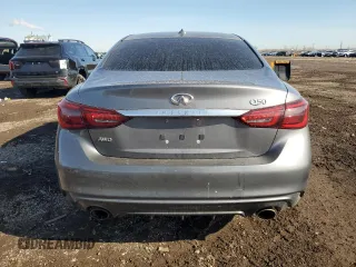 2018 Infiniti Q50 Sport with VIN JN1EV7AR3JM442233, listed as a Copart auction lot 51812365 with 41,335 mi miles and Salvage Title. Bid and sale history available at DreamBid. Image 6.
