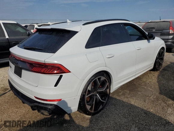 2024 Audi RS Q8 z VIN WU1ARBF19RD000254, wystawiony jako Copart lot #75186144 z przebiegiem Nie podano mil oraz Szkoda całkowita • Salvage title. Historia ofert i sprzedaży dostępna na DreamBid. Obrazek 3.