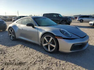 2023 Porsche 911 Carrera with VIN WP0AA2A98PS206062, listed as a Copart auction lot 43438155 with 26,198 mi miles and Salvage Title. Bid and sale history available at carsss.com. Image 4.