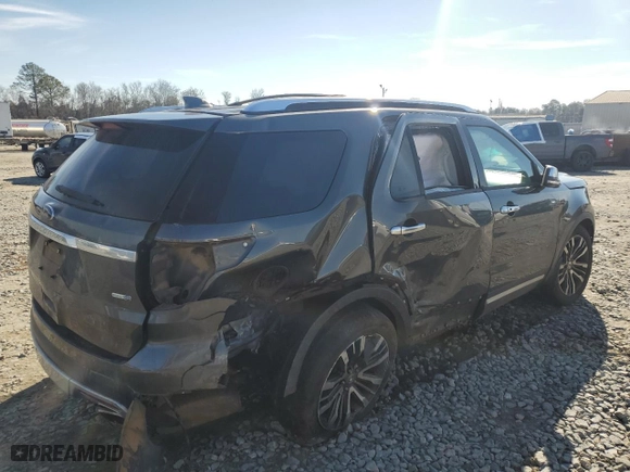 2016 Ford Explorer Platinum with VIN 1FM5K8HT0GGB77335, listed as a Copart auction lot 42753425 with 119,967 mi miles and Salvage Title. Bid and sale history available at carsss.com. Image 3.