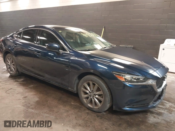 2018 Mazda Mazda6 Sport with VIN JM1GL1UMXJ1330989, listed as a IAAI auction lot 41355353 with 52,869 mi miles. Bid and sale history available at carsss.com. Image 1.