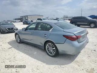 2019 Infiniti Q50 3.0t LUXE with VIN JN1EV7AP6KM519371, listed as a Copart auction lot 47088775 with 44,076 mi miles and Salvage Title. Bid and sale history available at carsss.com. Image 2.