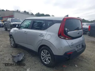2020 Kia Soul LX with VIN KNDJ23AU8L7011339, listed as a IAAI auction lot 41179070 with 107,072 mi miles. Bid and sale history available at carsss.com. Image 3.
