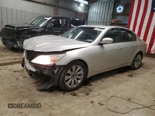 2009 Hyundai Genesis with VIN KMHGC46E99U043642, listed as a Copart auction lot 43167365 with 114,860 mi miles and Salvage Title. Bid and sale history available at DreamBid. Image 1.