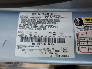 2011 Ford Fusion Hybrid with VIN 3FADP0L33BR117387, listed as a Copart auction lot 61782605 with 151,617 mi miles and Salvage title. Bid and sale history available at DreamBid. Image 13.
