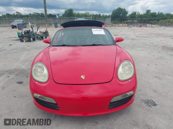 2006 Porsche Boxster with VIN WP0CA29866U712142, listed as a IAAI auction lot 42423093 with 57,057 mi miles and . Bid and sale history available at DreamBid. Image 12.