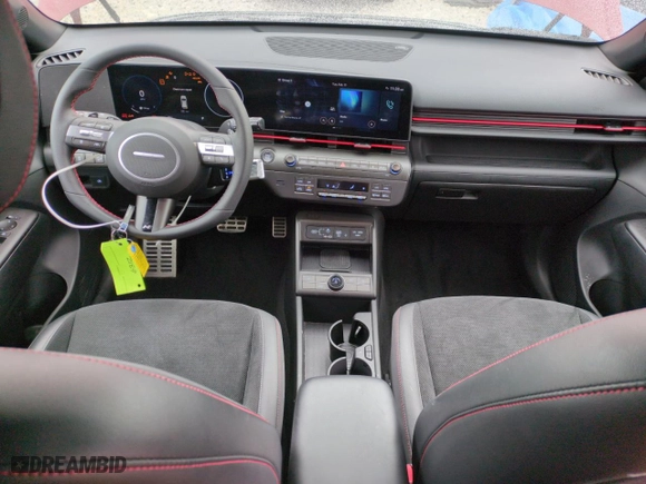 2024 Hyundai Kona N Line with VIN KM8HACA32RU114657, listed as a Copart auction lot 44074295 with 10,016 mi miles and Salvage Title. Bid and sale history available at carsss.com. Image 8.