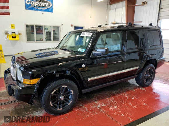 2006 Jeep Commander Limited with VIN 1J8HG58N96C300664, listed as a Copart auction lot 56022715 with 203,172 mi miles and Salvage title. Bid and sale history available at DreamBid. Image 1.