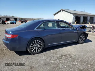 2017 Lincoln Continental Select with VIN 1LN6L9TK6H5620090, listed as a Copart auction lot 49357135 with 116,647 mi miles and Salvage Title. Bid and sale history available at DreamBid. Image 3.